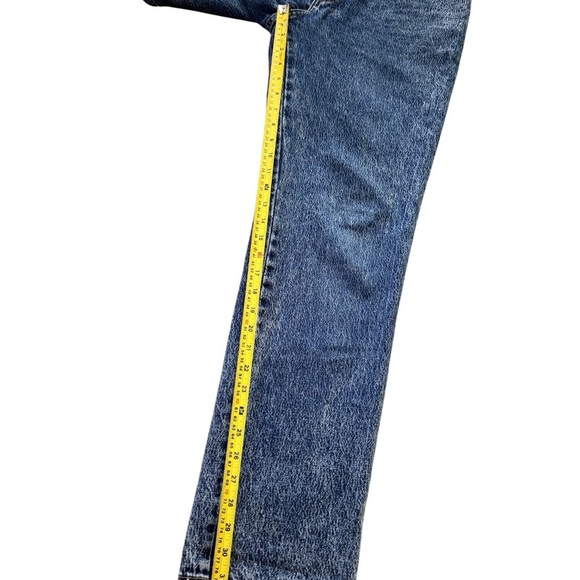 Vintage Sasson Jeans Men's 32x32 Acid Wash Straight Leg Denim Streetwear 80s USA - Picture 4 of 7